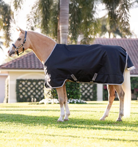Horseware Ireland Amigo 1200D Pony 50g Turnout Rug #colour_black-titanium-grey-silver