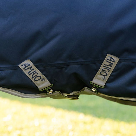 Horseware Ireland Amigo 1200D Pony 250g Turnout Rug  #colour_navy-titanium-grey-silver