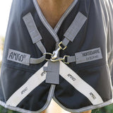 Horseware Ireland Amigo 1200D Pony 250g Turnout Rug  #colour_black-titanium-grey-silver