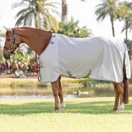 Horseware Ireland Amigo Bug Rug Fly Sheet #colour_silver-titanium-grey-silver