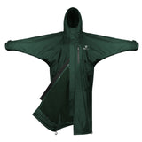 EQUIDRY Women's Thick Fleece Evolution Fixed Hood #colour_black-forest-green-green
