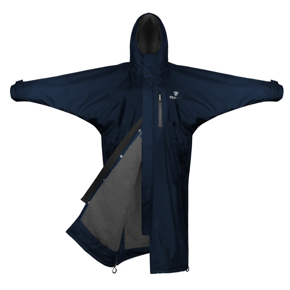 EQUIDRY Women's Thick Fleece Evolution #colour_navy-grey