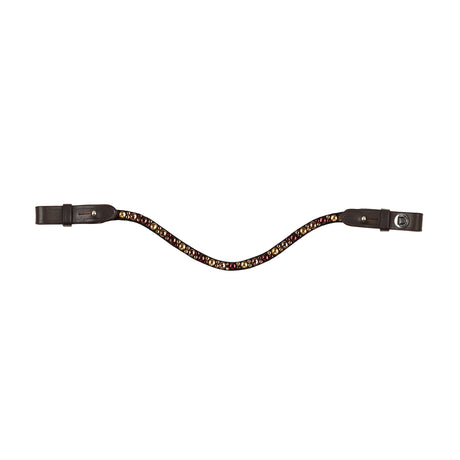 Dublin Ombre Diamante Leather Bridle Browband