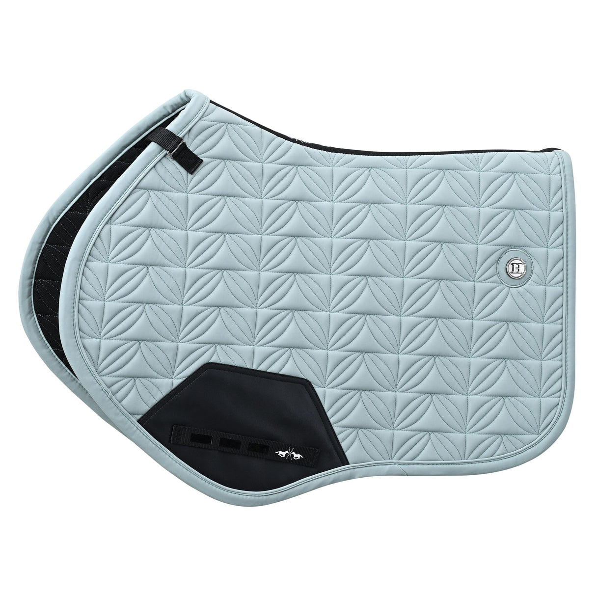 HV Polo Elisa GP Saddlepad #colour_aqua-sky