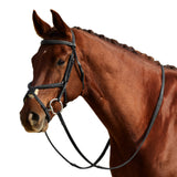 Dublin Padded Mono Crown Fancy Stitch Grackle Bridle with Rubber Reins