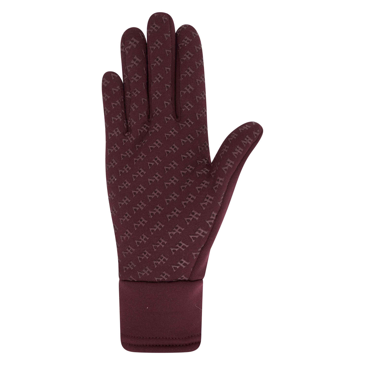 HV Polo Winter Riding Gloves #colour_dark-berry