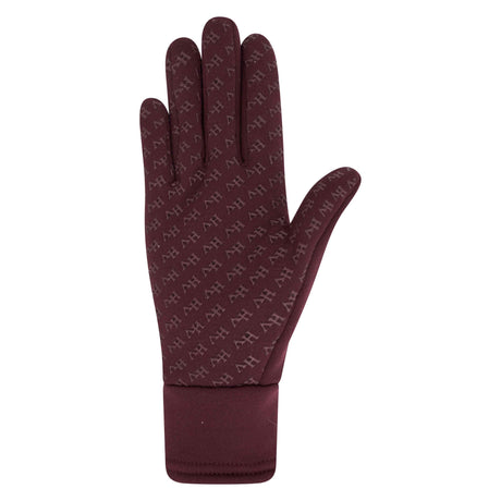 HV Polo Winter Riding Gloves #colour_dark-berry