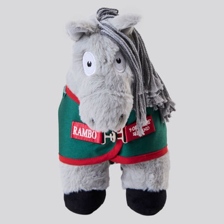 Horseware Ireland Crafty Ponies Rambo Original Turnout Rug #colour_green-red