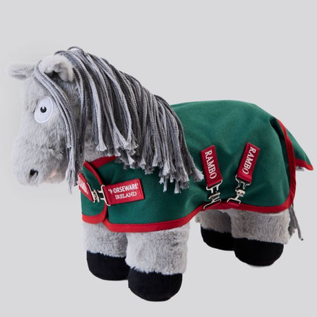 Horseware Ireland Crafty Ponies Rambo Original Turnout Rug #colour_green-red