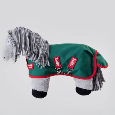 Horseware Ireland Crafty Ponies Rambo Original Turnout Rug #colour_green-red