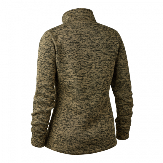 Deerhunter Sarek Ladies Knitted Jacket #colour_butternut-melange