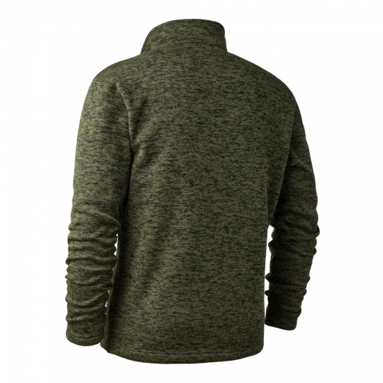 Deerhunter Sarek Men's Knitted Jacket #colour_olive-night-milange