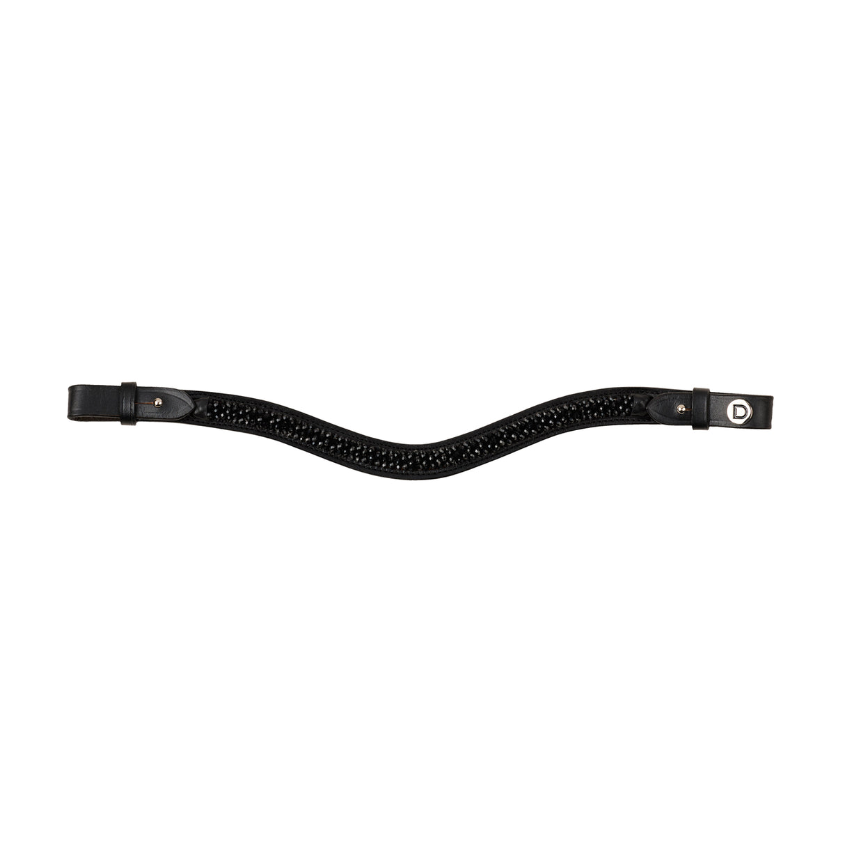 Dublin Rock Crystal Sparkly Leather Bridle Browband