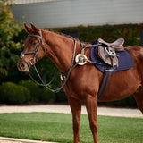 Dublin 5-Point Event Leather Breastplate with Sheepskin Pad