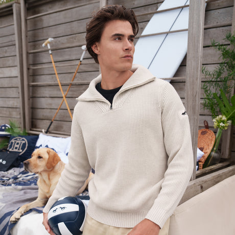 HV Polo Milan Men's Pullover #colour_cashmere