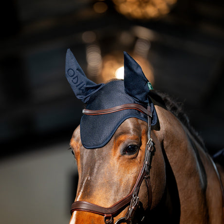 Horseware Ireland Amigo Ear Net #colour_navy