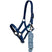 Horseware Ireland Newmarket Headcollar & Leadrope #colour_whitney-navy