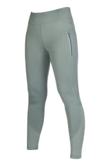 HKM Ladies Full Seat Riding Tights -Harbour Island #colour_sage