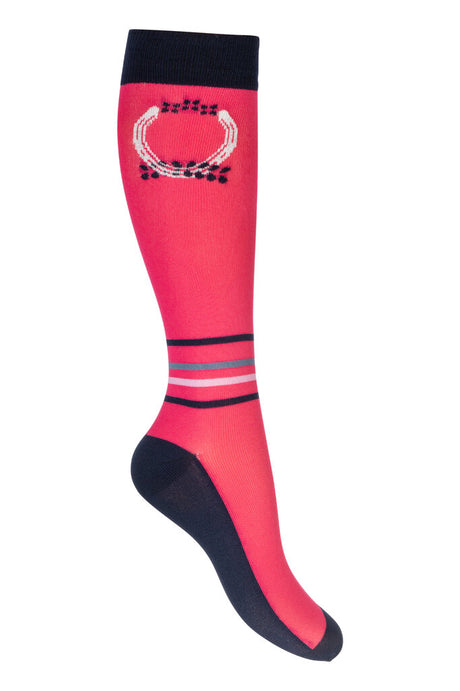 HKM Riding Socks -Aymee #colour_pink