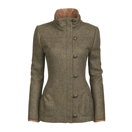 Dubarry Womens Bracken Tweed Jacket #Colour_heath
