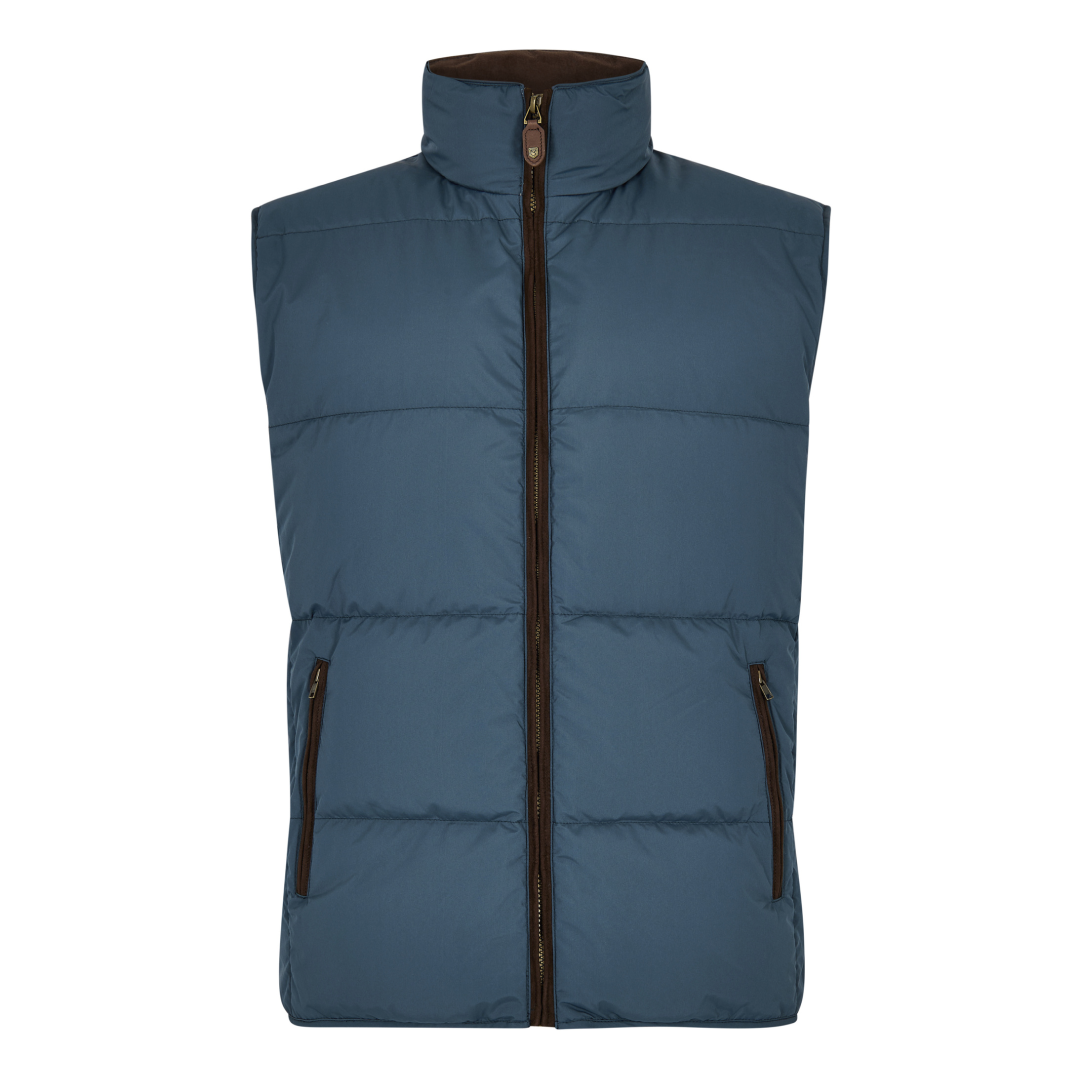 Dubarry Mens Graystown Down Gilet #Colour_steel