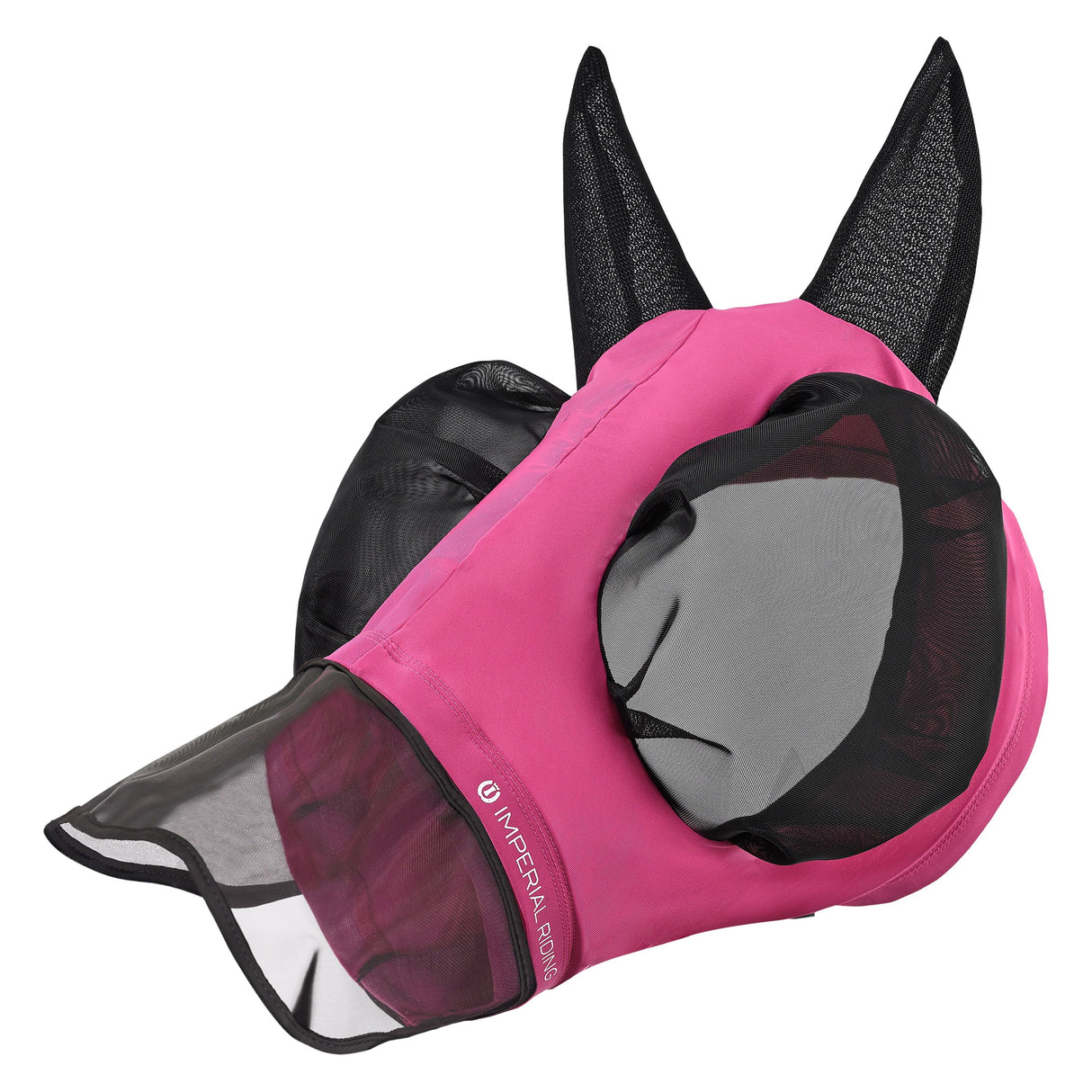 Imperial Riding Trail Ride Fly Mask With Nose #colour_pink