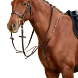 Dublin Running Leather Martingale for Horses