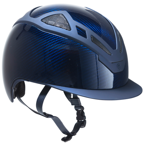 Suomy Apex Full Carbon Riding Hat #colour_blue-glossy