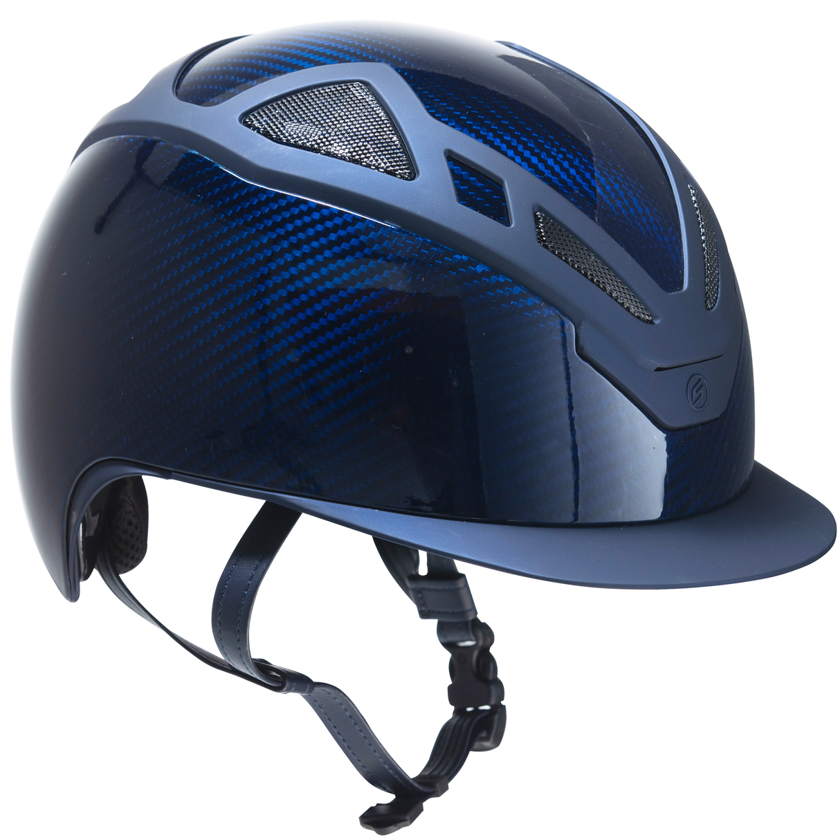 Suomy Apex Full Carbon Riding Hat #colour_blue-glossy