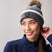Alessandro Albanese Monogram Pom Beanie #colour_charcoal
