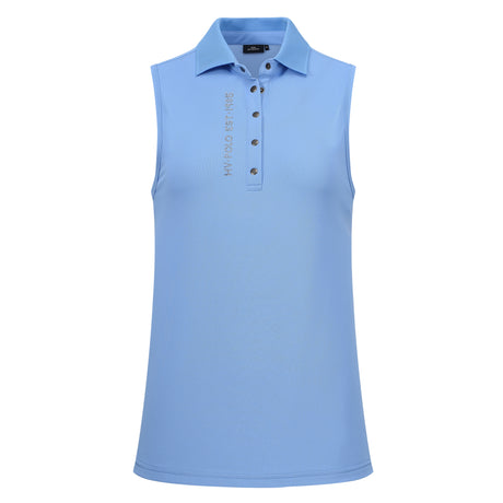 HV Polo Myrthe Sleeveless Polo Shirt #colour_sea