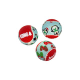 KONG Holiday SqueakAir Balls Pack of 6
