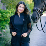 Imperial Riding Ladies Fly Away Fly Jacket #colour_black