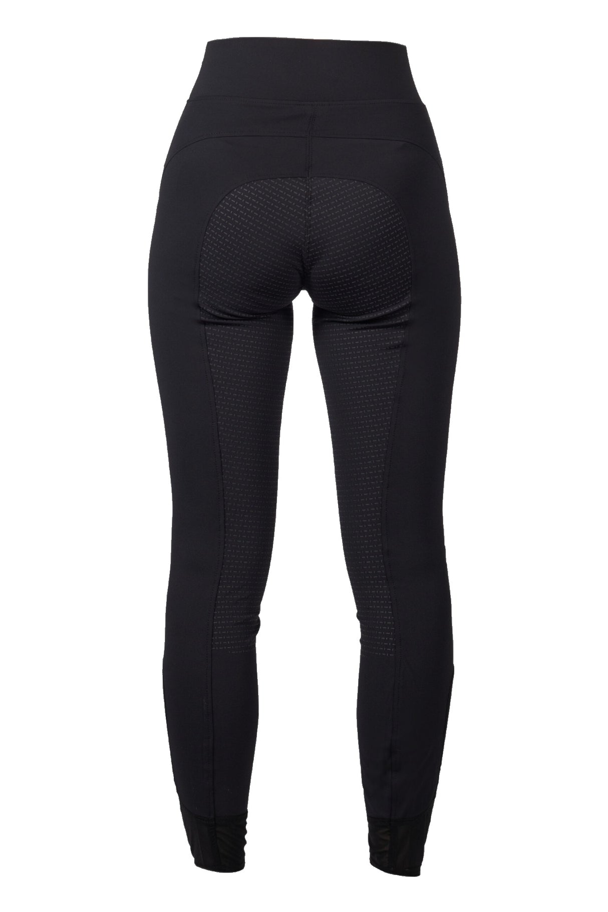 HKM Ladies Silicone Full Seat Riding Leggings -Tammy- #colour_black