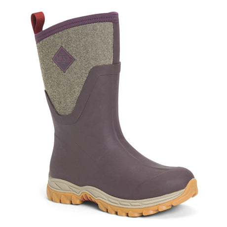 Muck Boots Arctic Sport II Mid Boot #colour_wine-herringbone-print