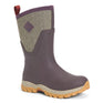 Muck Boots Arctic Sport II Mid Boot #colour_wine-herringbone-print