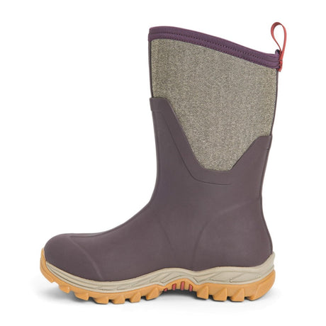 Muck Boots Arctic Sport II Mid Boot #colour_wine-herringbone-print