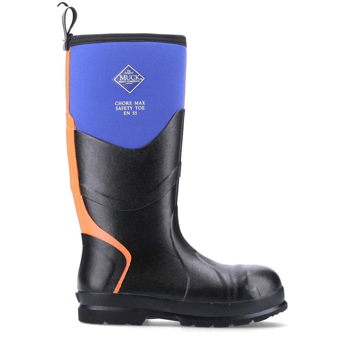 Muck Boot Chore Max S5 Safety Wellington Boots #colour_blue