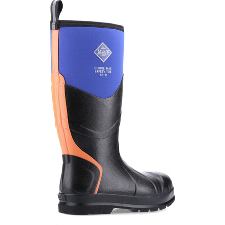 Muck Boot Chore Max S5 Safety Wellington Boots #colour_blue