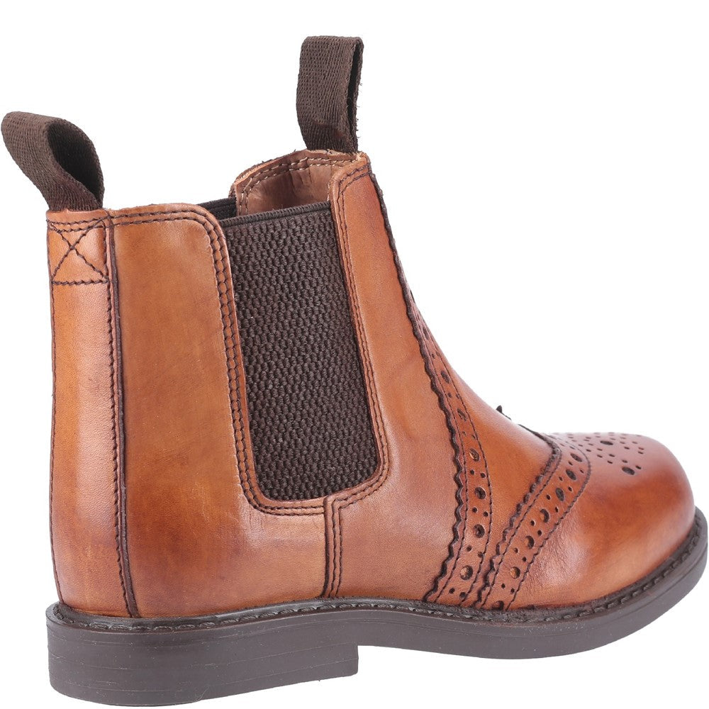 Cotswold Men Nympsfield Brogue Pull On Chelsea Boots