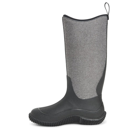 Muck Boot Hale Wellington Boots #colour_black-herringbone-print