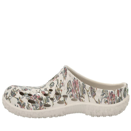 Muck Boots Muckster Women's Lite Clog #colour_light-grey-floral-print