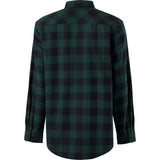 Hard Yakka Long Sleeve Check Flannel Shirt #colour_green