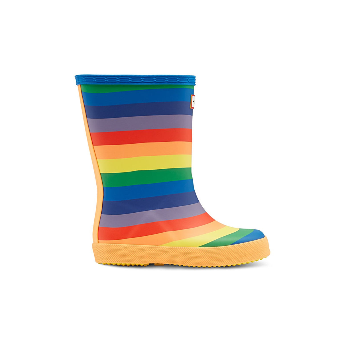 Hunter Kid Original First Classic Rainbow Print Wellington Boots