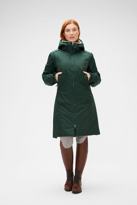 Mountain Horse Grace Parka #colour_dark-green