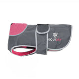 EQUIDRY Dog Coat #colour_grey-penelope-pink