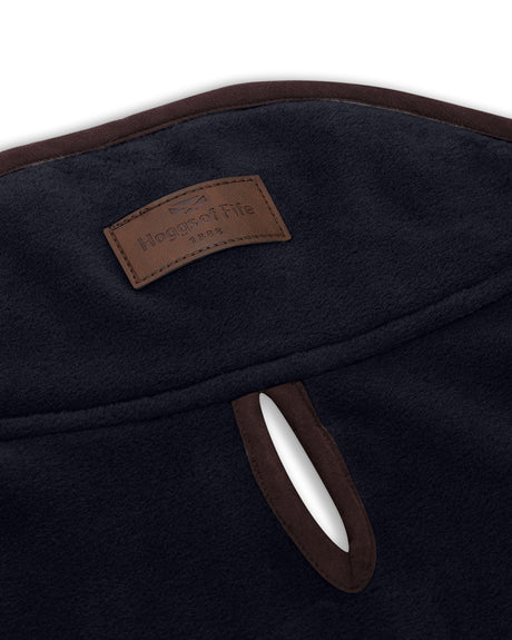 Hoggs of Fife Stenton Fleece Dog Coat #colour_navy