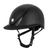 Charles Owen Hyda Carbon Wide Peak with Mips riding hat in Black Matte/Black Gloss, side view