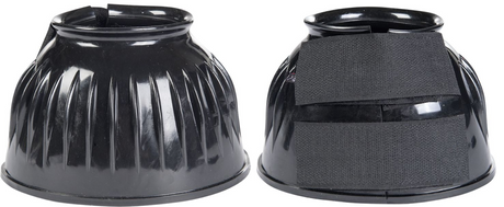 HKM Premium 1 Pair PVC Overreach Boots #colour_black