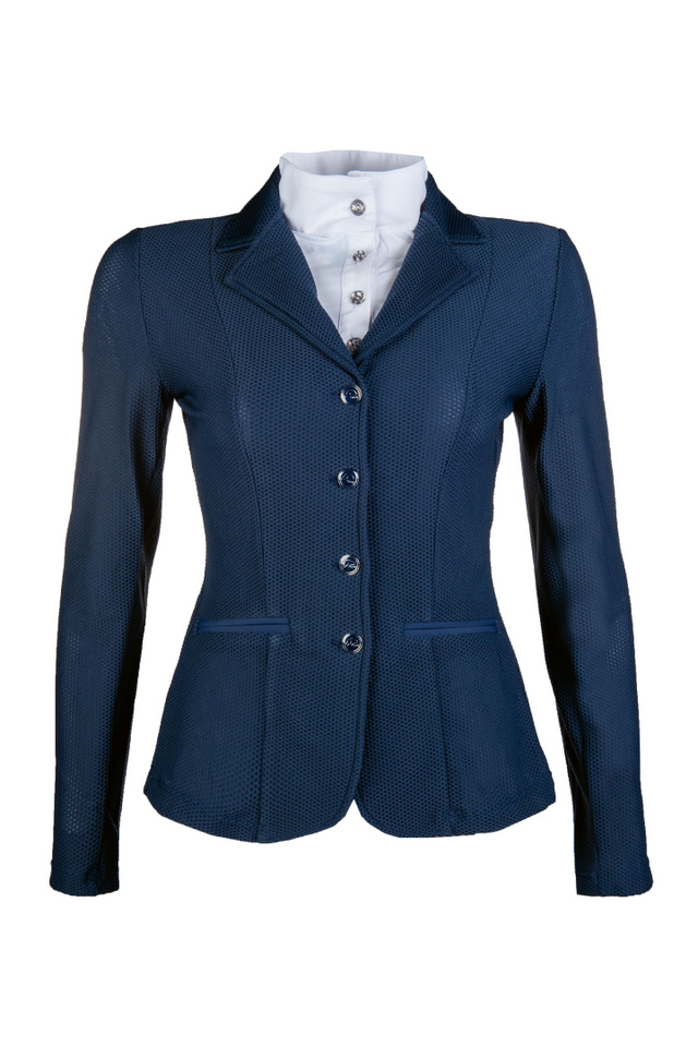 HKM Mesh Linda Competition Jacket #colour_deep-blue